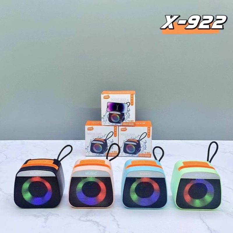 X-922 RGB LED Bluetooth Speaker – 5W Portable Wireless Speaker with TF Card Support image 4