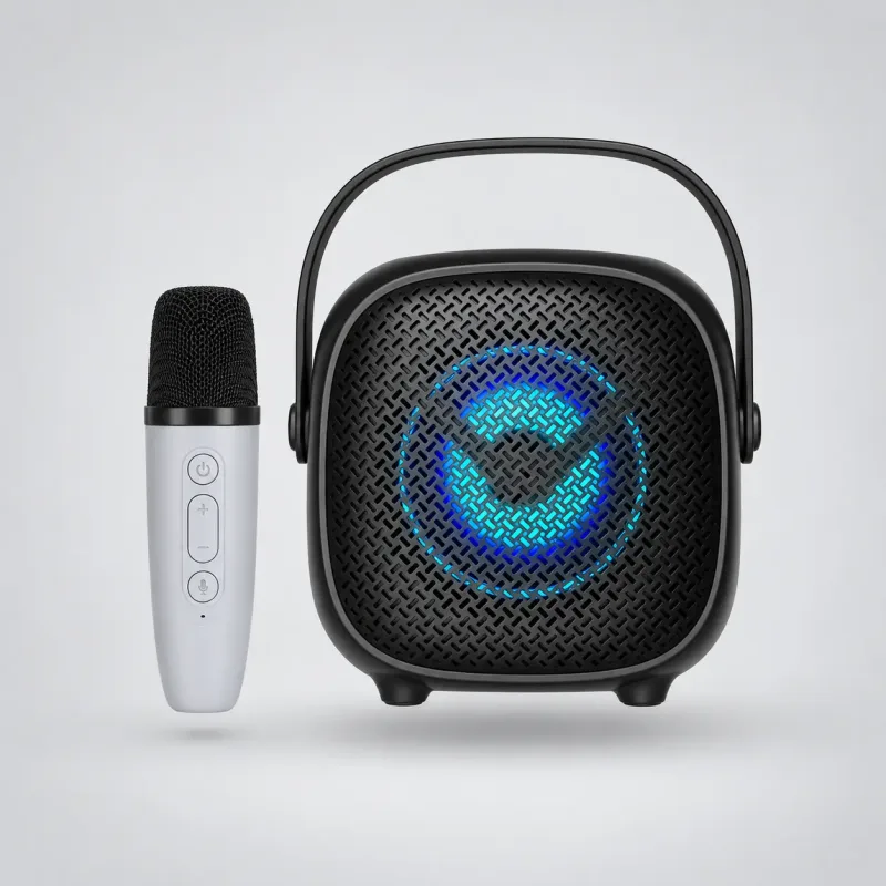 GTS-2008 Portable 4”  Bluetooth Speaker with Wireless Microphone image 3