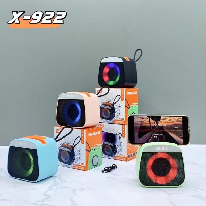 X-922 RGB LED Bluetooth Speaker – 5W Portable Wireless Speaker with TF Card Support image 2