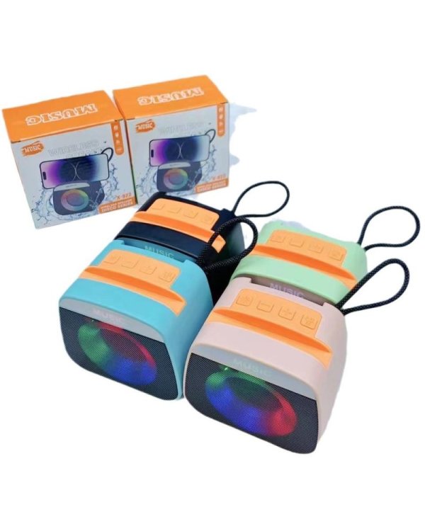 X-922 RGB LED Bluetooth Speaker – 5W Portable Wireless Speaker with TF Card Support